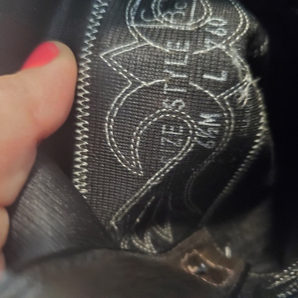 Metallic grey cowboy boots size 6.5 block heel western rodeo party shoes - Picture 14 of 14